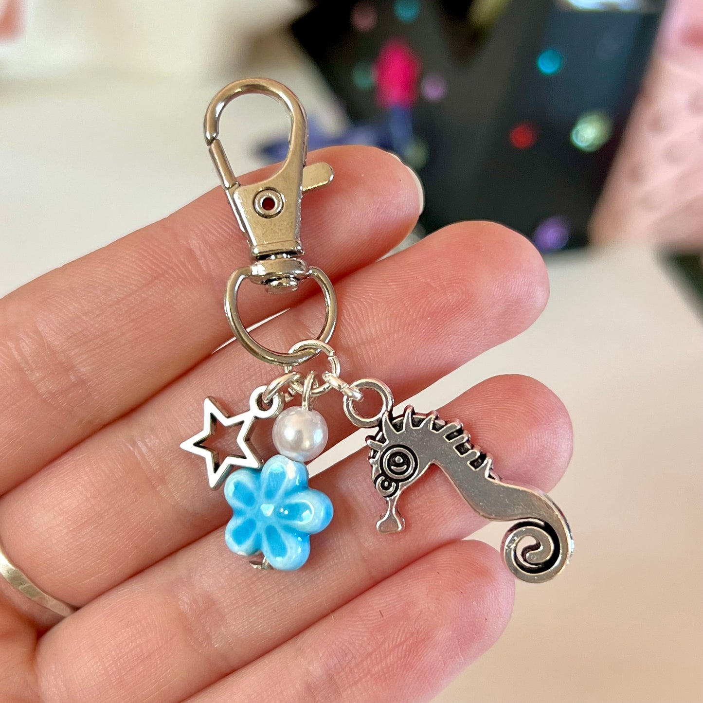 Seahorse Keychain