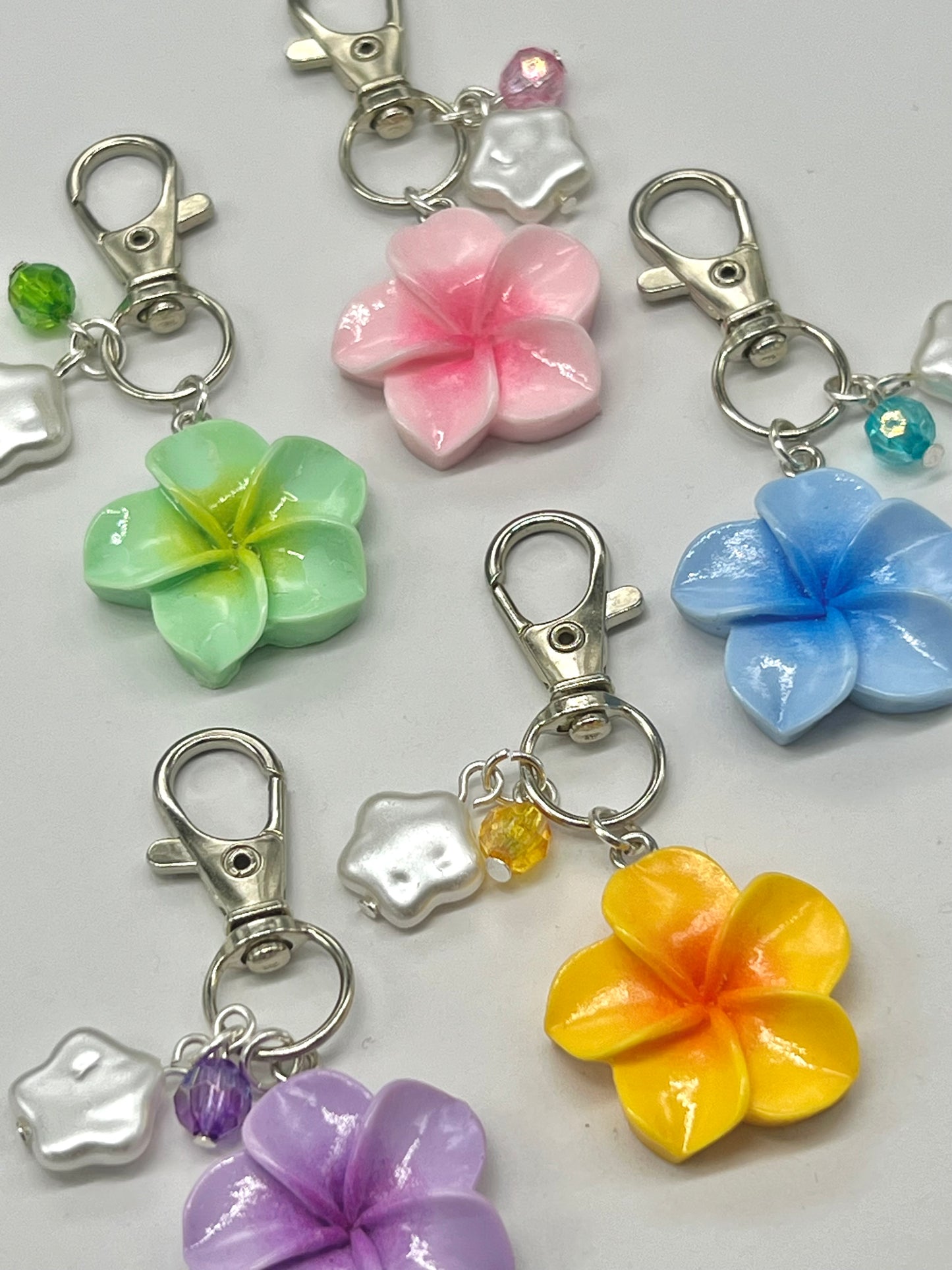 Hibiscus Keychain