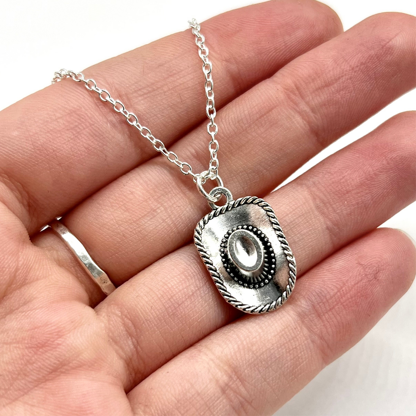 Cowboy Hat Necklace
