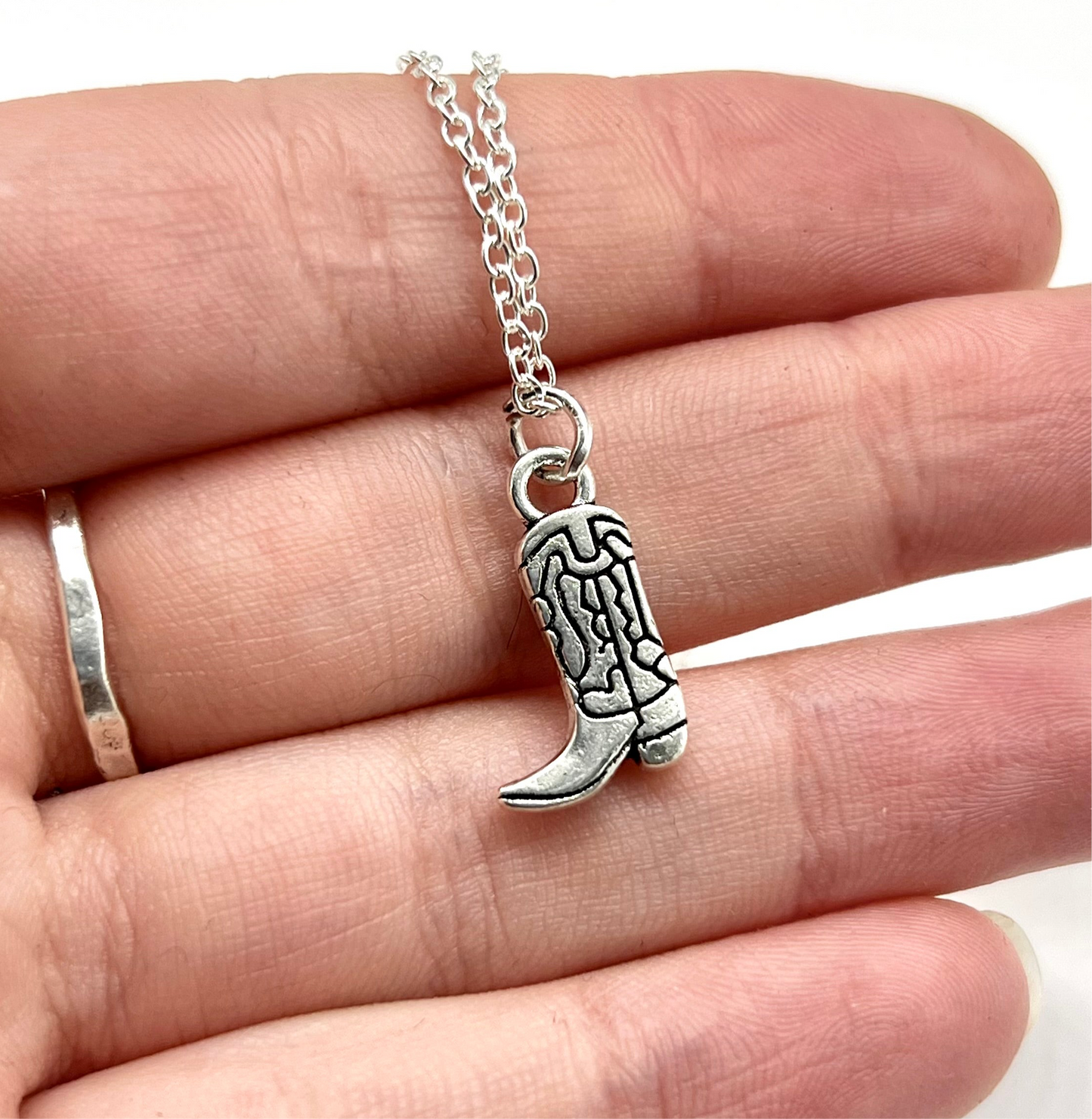 Cowboy Boot Necklace
