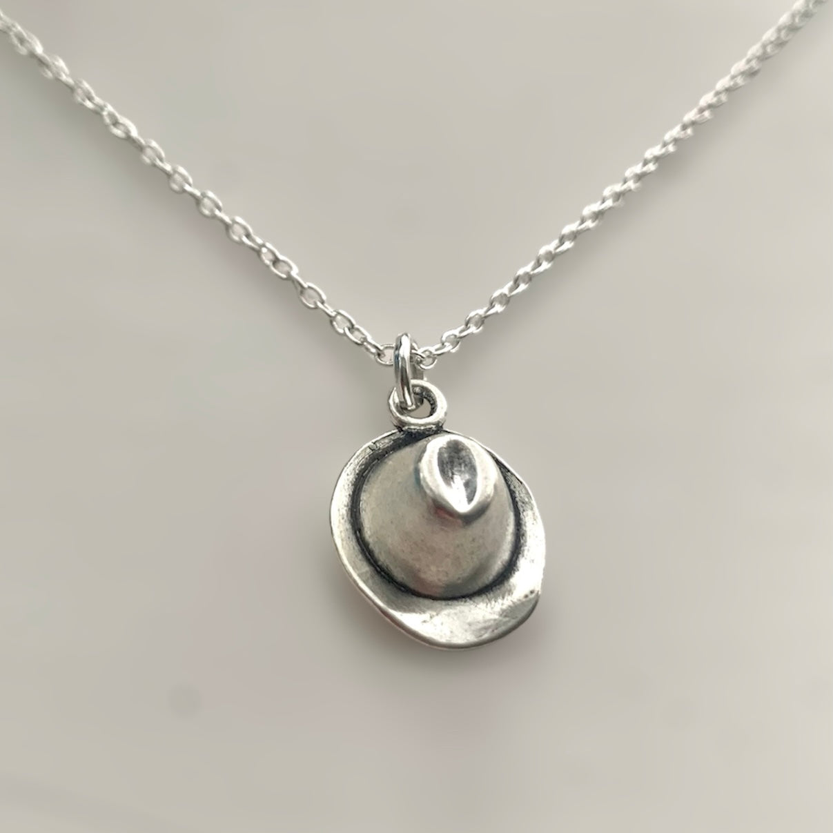 Cowboy Hat Necklace