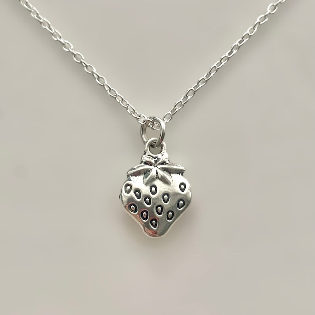 Strawberry Charm Necklace