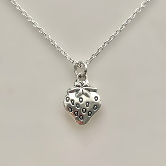 Strawberry Charm Necklace