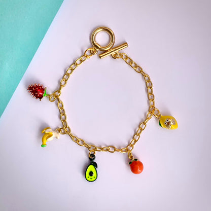 Fruit Charm Bracelet