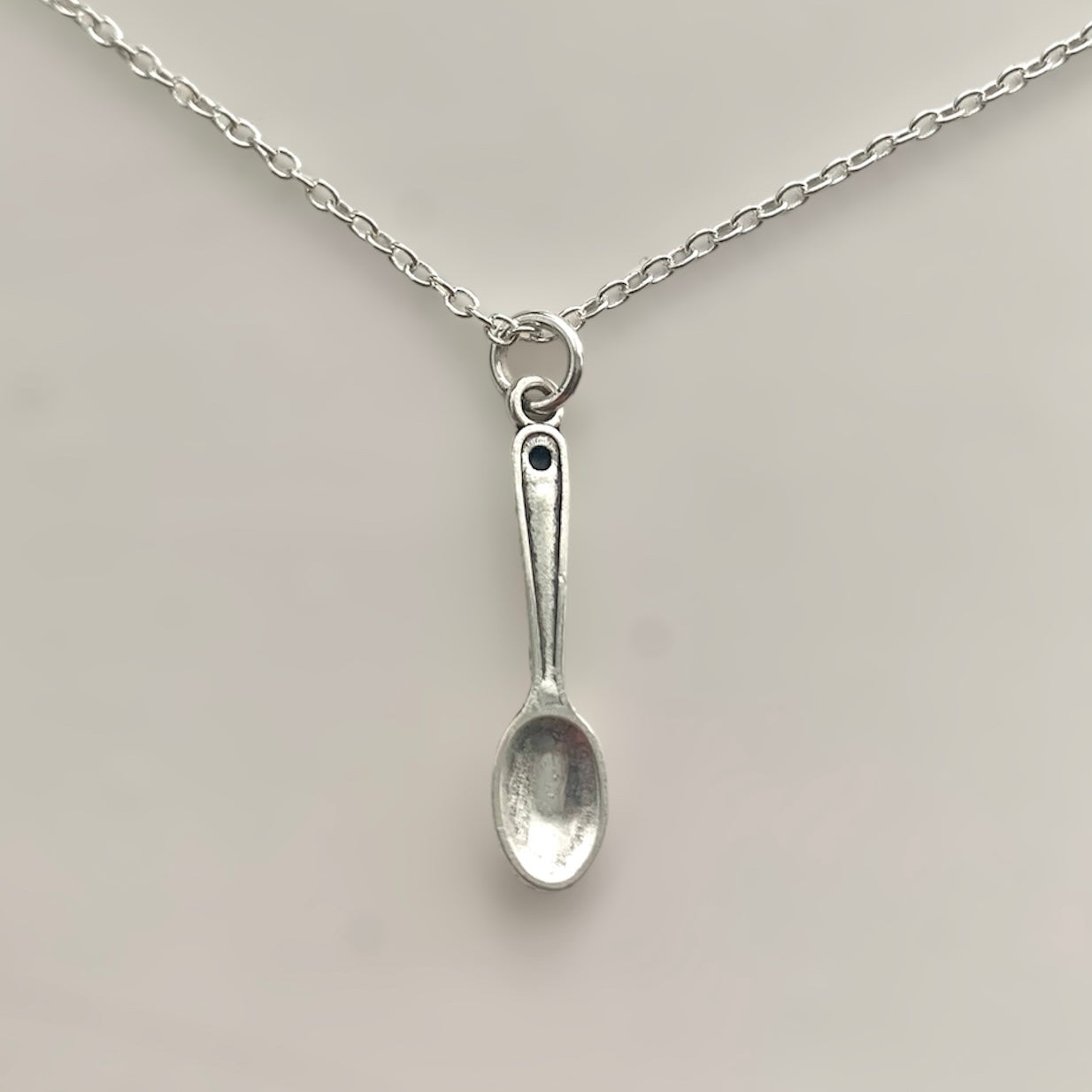 Spoon Charm Necklace