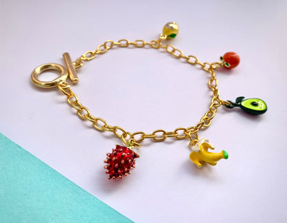 Fruit Charm Bracelet