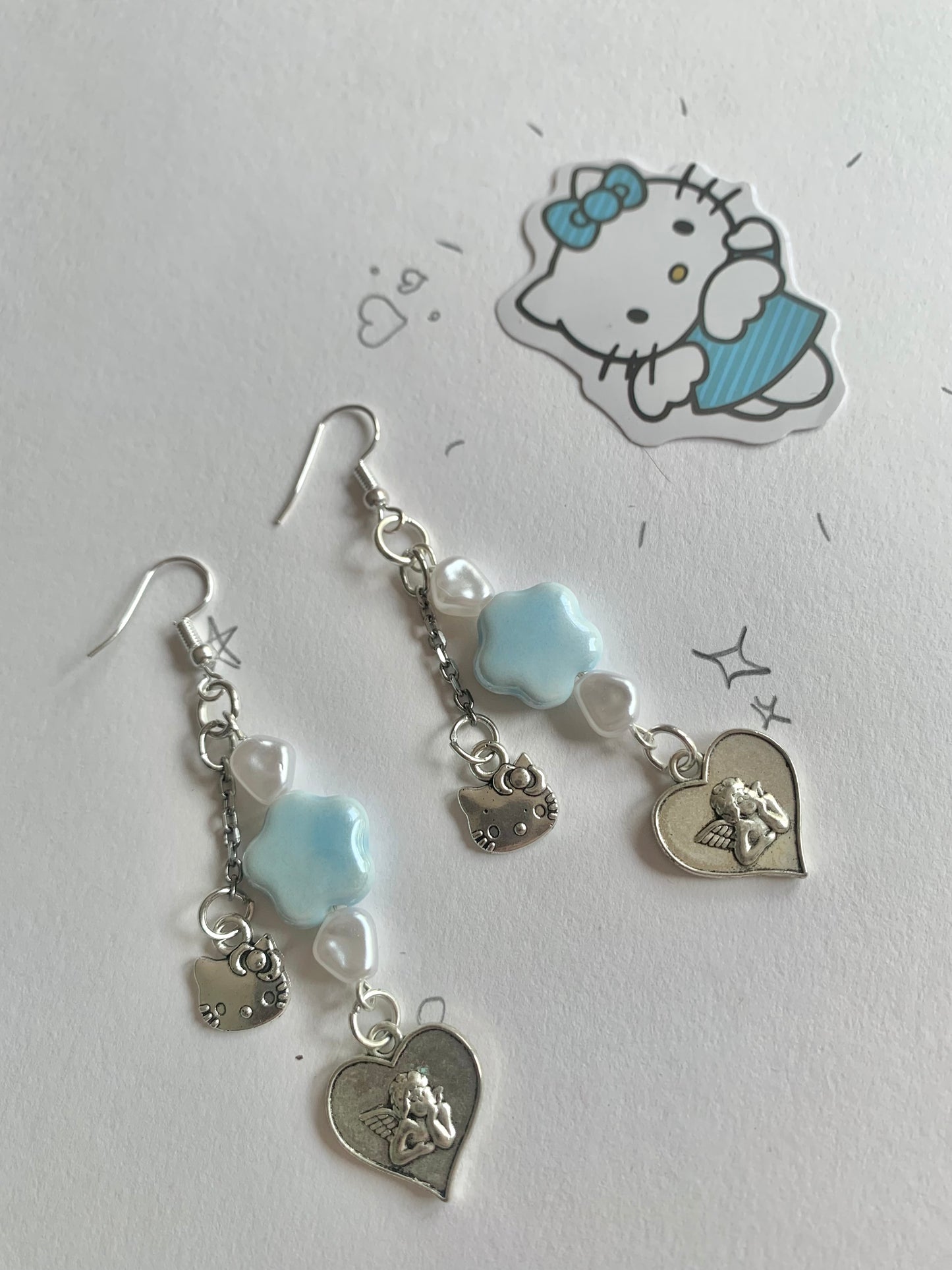 Angel Hello Kitty Earrings