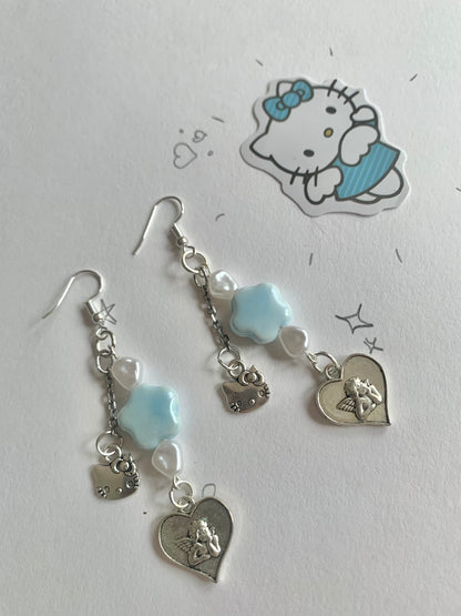 Angel Hello Kitty Earrings