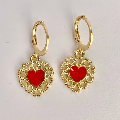 Gold Love Hearts