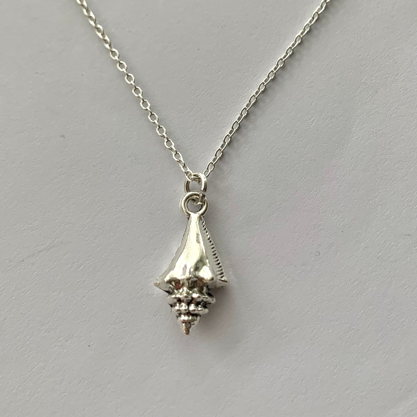 Conch Shell Charm Necklace