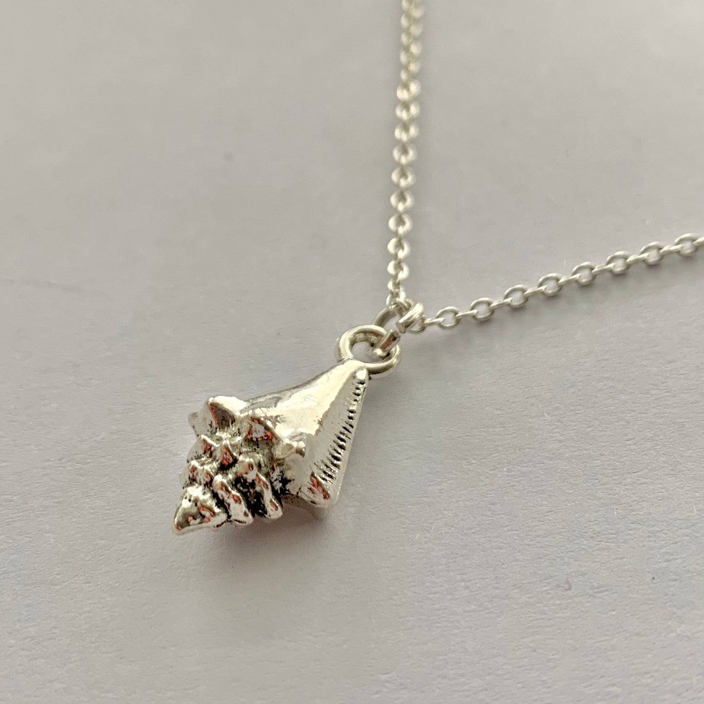 Conch Shell Charm Necklace